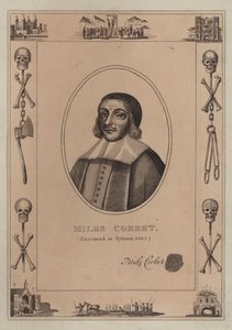 Miles Corbet, ejecutado en Tyburn, 1662 de English School